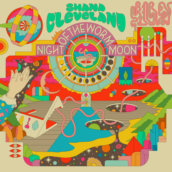 Shana Cleveland - Night Of The Worm Moon LP Vinyl Record Album Limited Edition Yellow (Near Mint NM/M) - Perfect for Vinyl Collectors & Indie Music Lovers