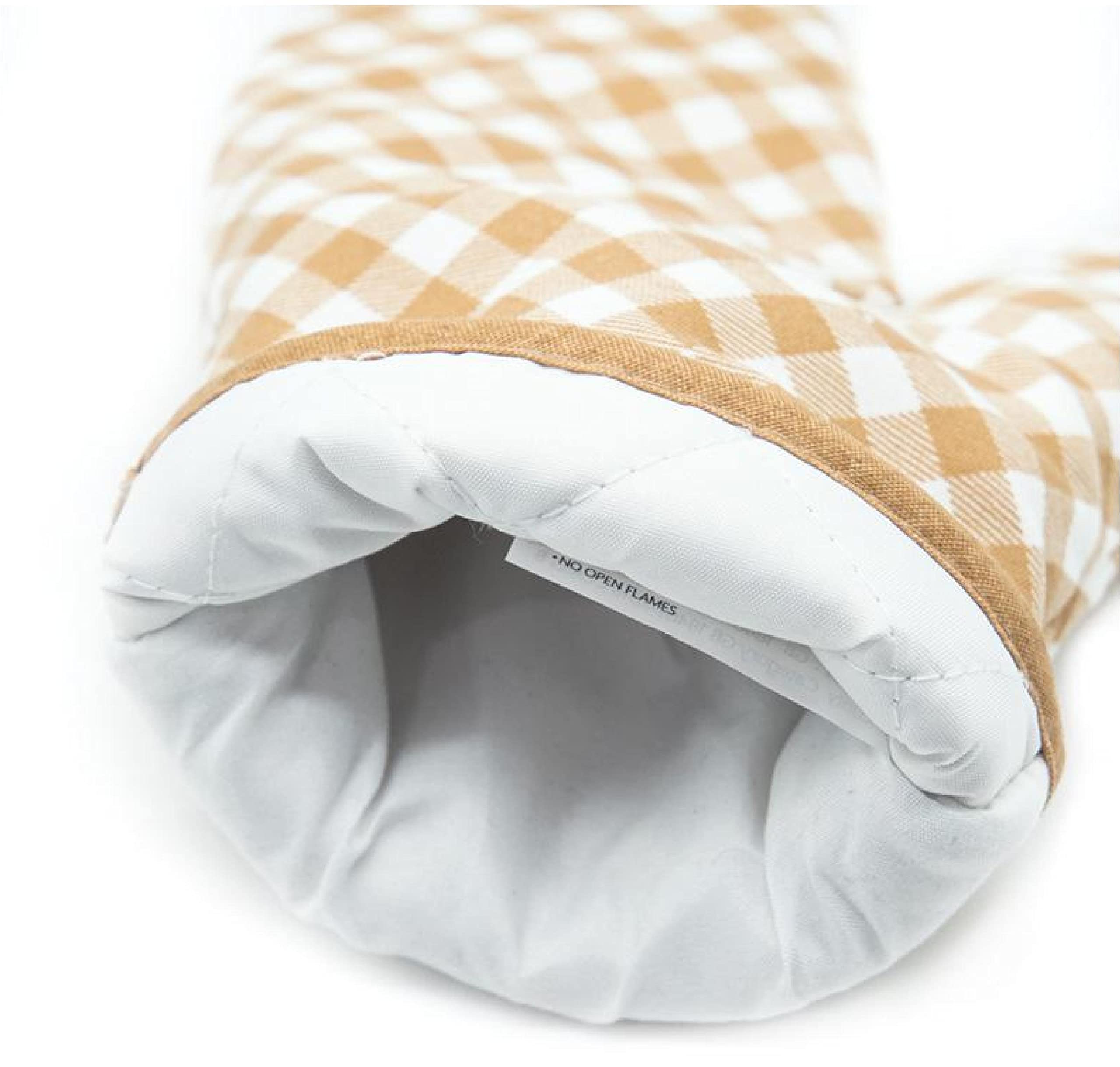 Funny Cupcake Miracle Oven Mitts - Non-Slip Cotton Kitchen Gloves for Baking, Cooking & BBQ Grilling - Cute Pink Potholders for Home & Professional Chefs