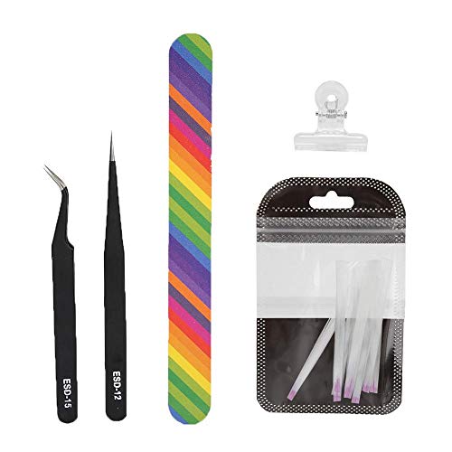 5PCS Fiberglass Nail Extension Kit - Professional Nail Shaping Clips for Quick Manicure, Silk Nail Art Accessories for Salon & Home Use - Perfect for DIY Nail Extensions, French Tips & Gel Polish Application