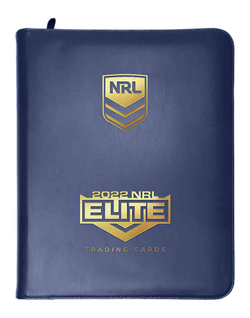 2022 TLA NRL Elite Trading Card Binder - Sealed Collectors Album for Sports Cards Storage & Display - Perfect for Rugby League Fans and Card Collectors