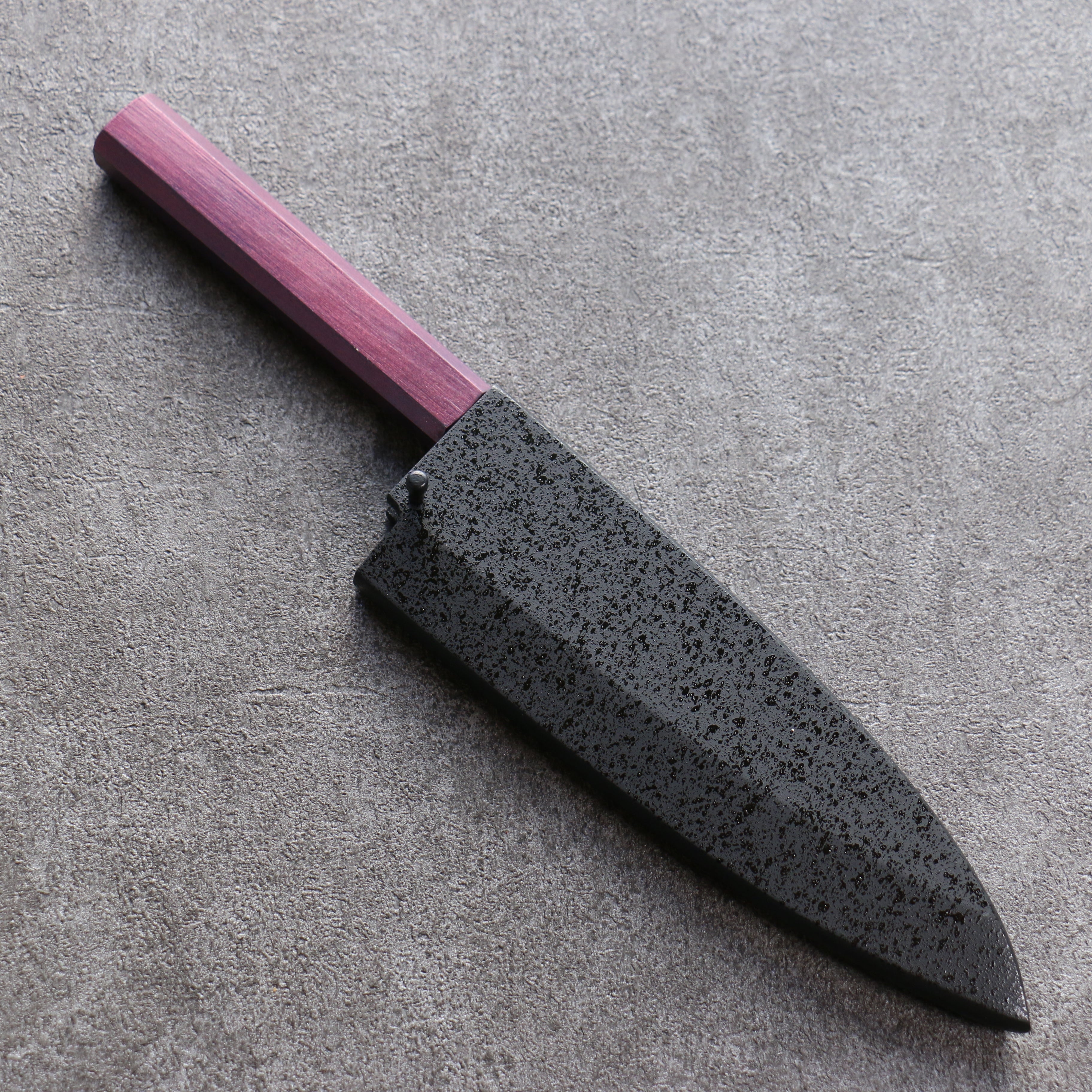 Premium Kuroshime Magnolia Sheath for 180mm Deba Knife - Handcrafted Plywood Pin - Perfect for Japanese Kitchen, Sushi Chefs & Professional Cooking