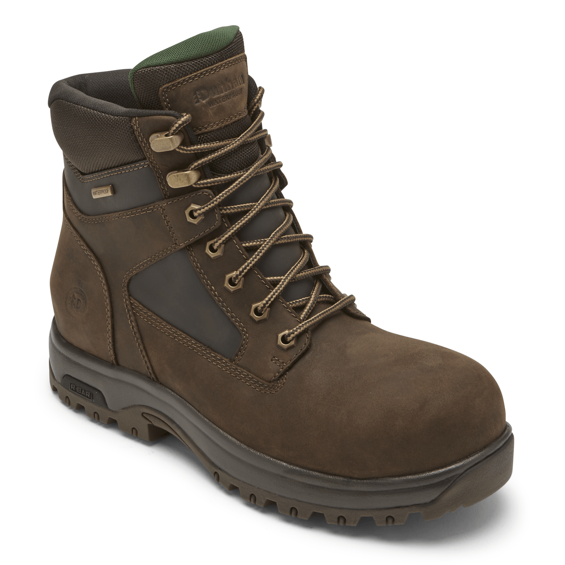 8000WORKS Safety Plain Toe Work Boots - Steel Toe, Slip Resistant, Electrical Hazard Protection - Ideal for Construction, Warehouse & Industrial Work