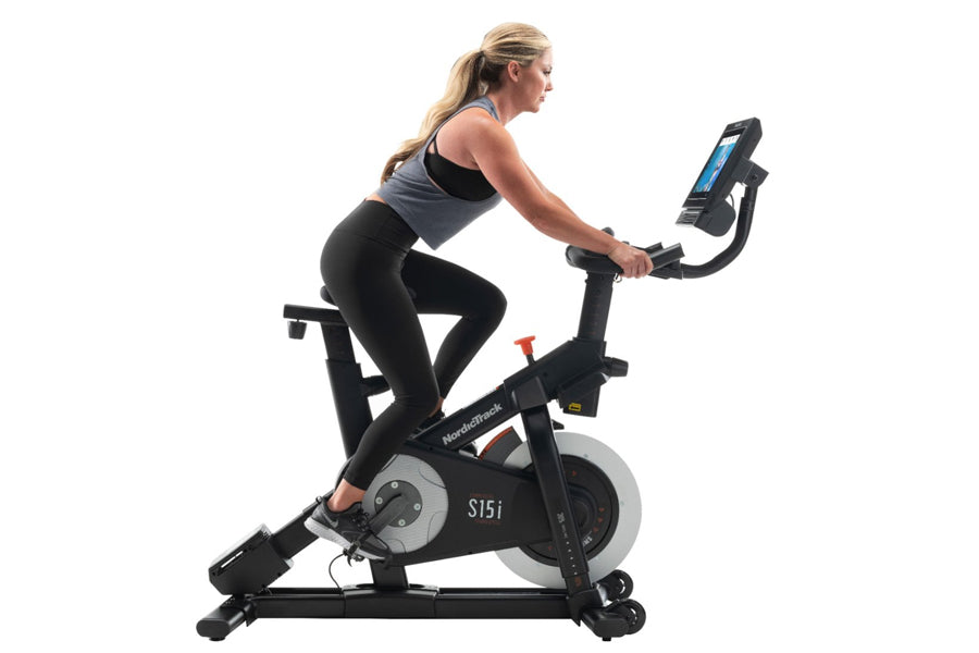 NordicTrack S15i Commercial Studio Cycle - Indoor Exercise Bike for Home Gym, Cardio Workout & Fitness Training - Perfect for Spin Classes & Weight Loss