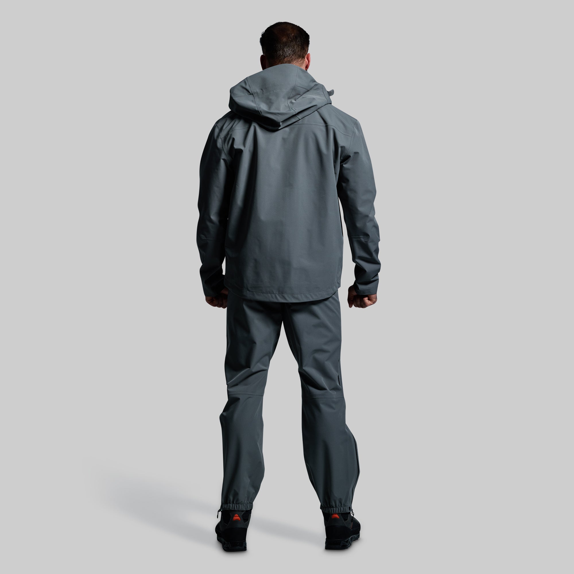 Mission FLEX Rain Pants for Men - Waterproof Hiking & Outdoor Pants (Wolf Grey) - Perfect for Camping, Fishing & Wet Weather Adventures