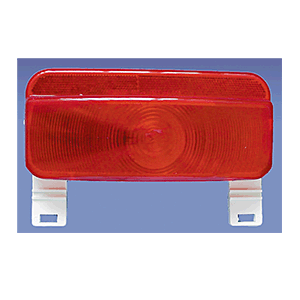 Fasteners Unlimited (003 81L) LED Surface Mount Tail Light with License Plate Bracket - Universal Fit for Trucks, Trailers & RVs - Waterproof & Durable for Outdoor Use