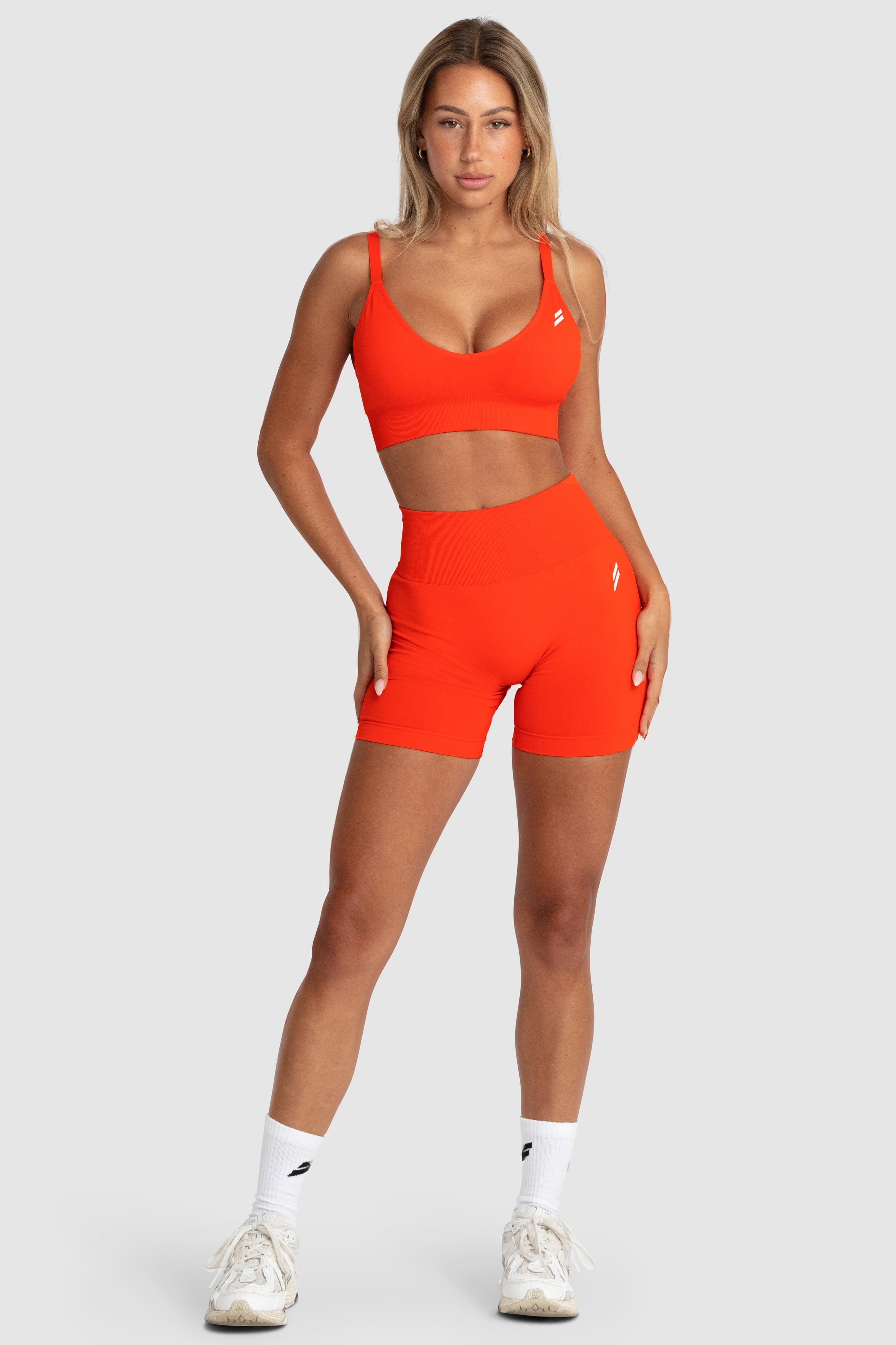 Scrunch 2 Seamless Crop Top - Citrus Charge Color | Women's Workout & Yoga Activewear | Perfect for Gym, Running & Casual Wear