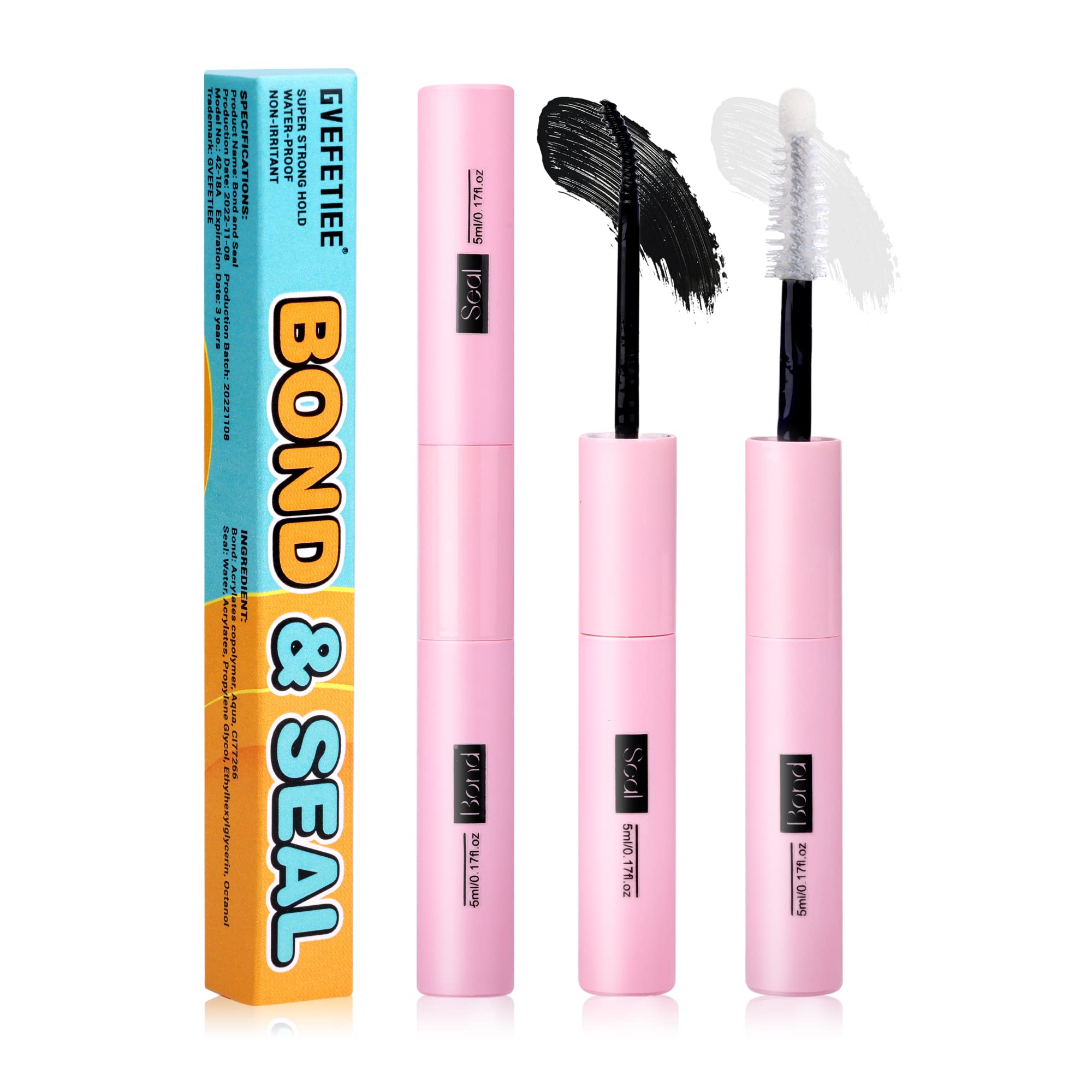 Best Lash Glue for Extensions - Strong Hold & Long-Lasting Eyelash Adhesive for DIY Cluster & Individual Lashes - Perfect for Professional Salon or Home Use