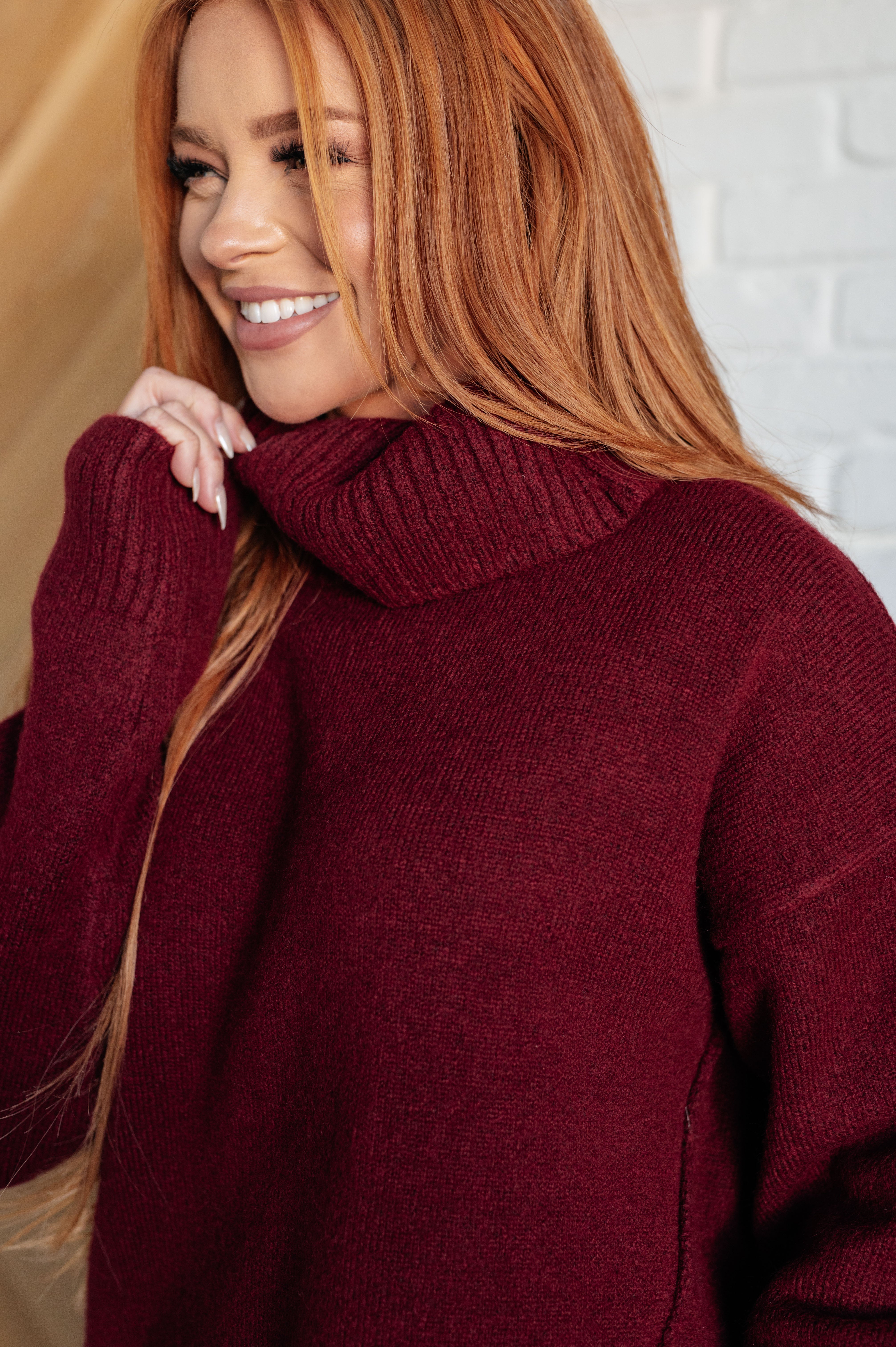 Envelop Me Turtleneck Sweater for Women - Soft Winter Knit Pullover | Cozy Office Wear & Casual Outfits