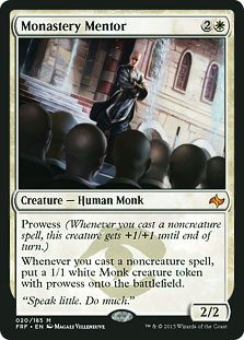 Monastery Mentor (020/185) - Magic The Gathering Foil Card - Fate Reforged Expansion - Collectible Trading Card Game for MTG Players & Deck Builders