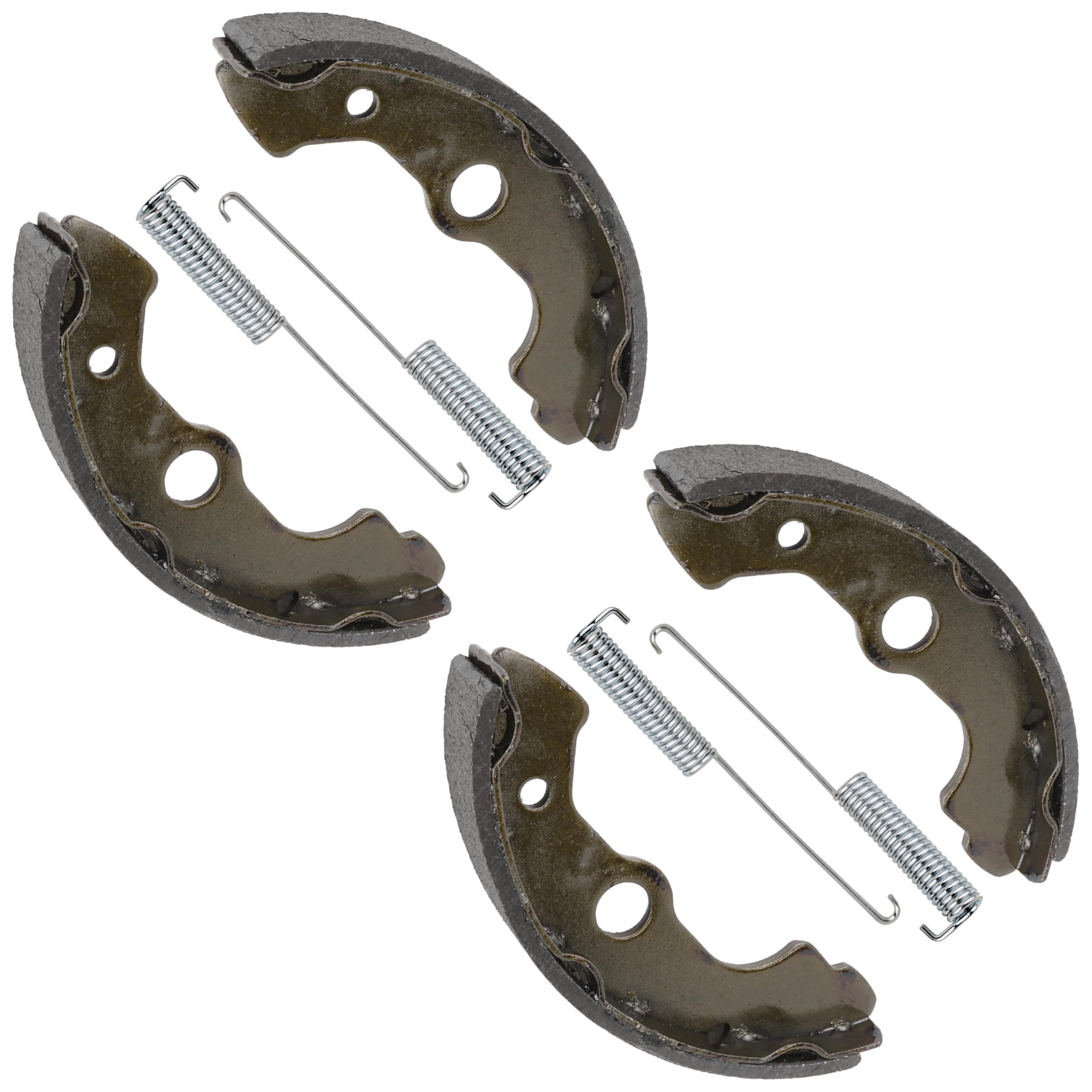 Caltric Front Brake Shoes for Honda TRX350TE TRX-350TE TRX350TE Rancher 350 ES 2000-2006 - Replacement Brake Pads for ATV & Off-Road Vehicles - Perfect for Trail Riding, Hunting & Farm Work