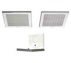 SKS01P-SS Aquamiusik Digital Bluetooth Speaker Set of 2 with Wall Mount Dock Station - Stainless Steel - Perfect for Bathroom, Poolside & Outdoor Waterproof Music Listening