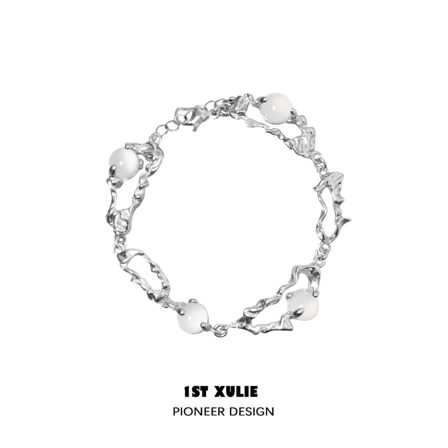 Natural White Agate Bracelet for Women - Healing Crystal Jewelry for Stress Relief & Positive Energy - Perfect for Meditation, Yoga & Spiritual Gifts