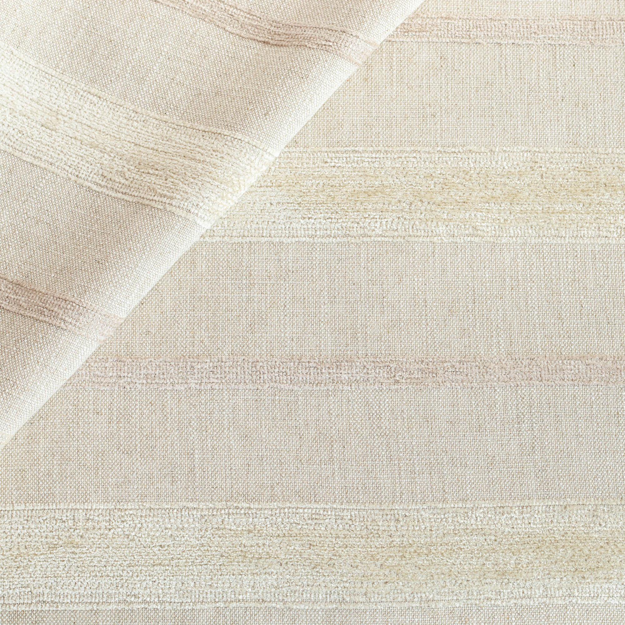 Ellis Stripe Fabric - Natural Cotton Blend Textile for Upholstery, Curtains & Home Decor | Premium Quality Fabric for DIY Sewing Projects & Crafting