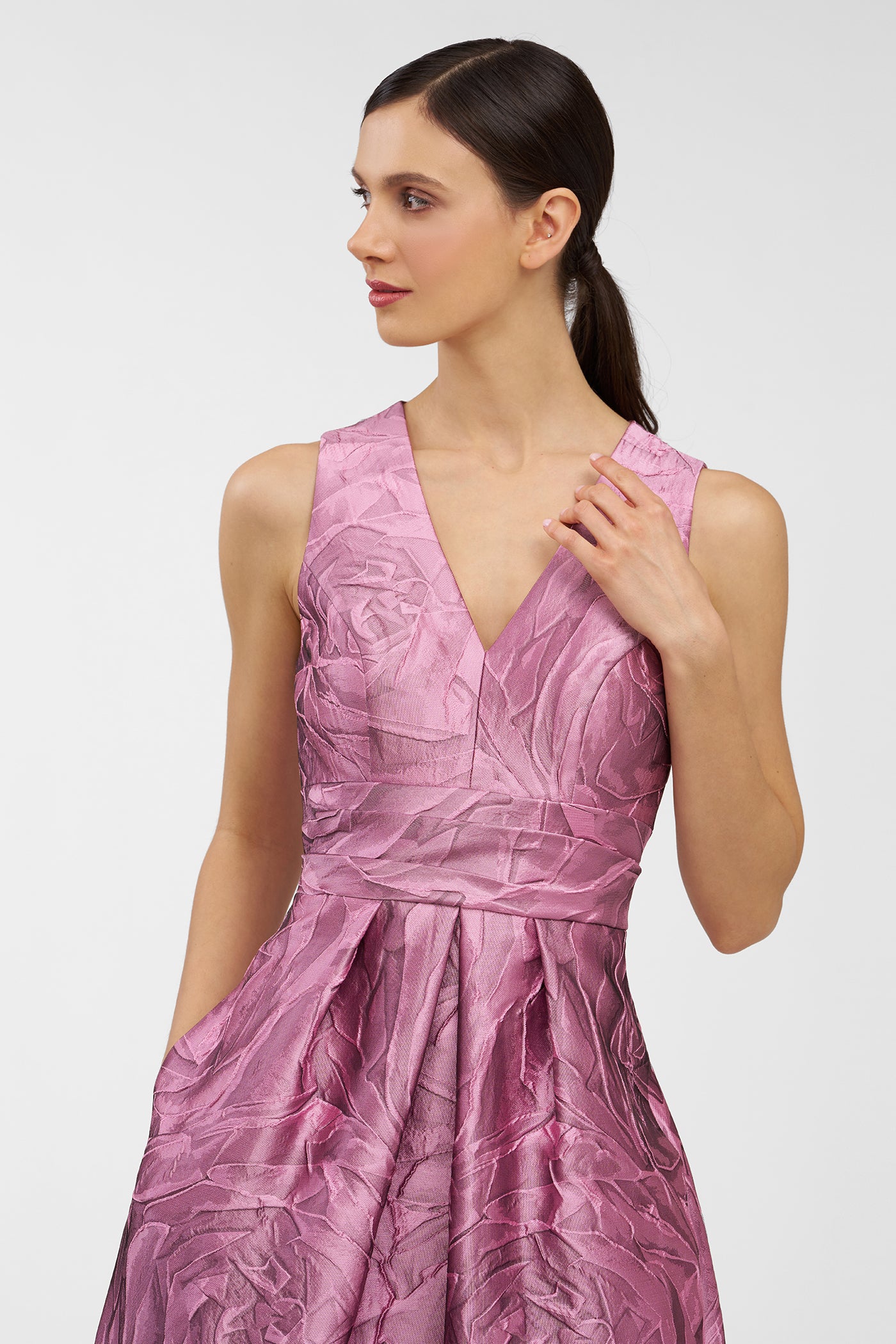 Mariah Gown In Heather Rose - Elegant Evening Dress for Prom, Wedding & Formal Events