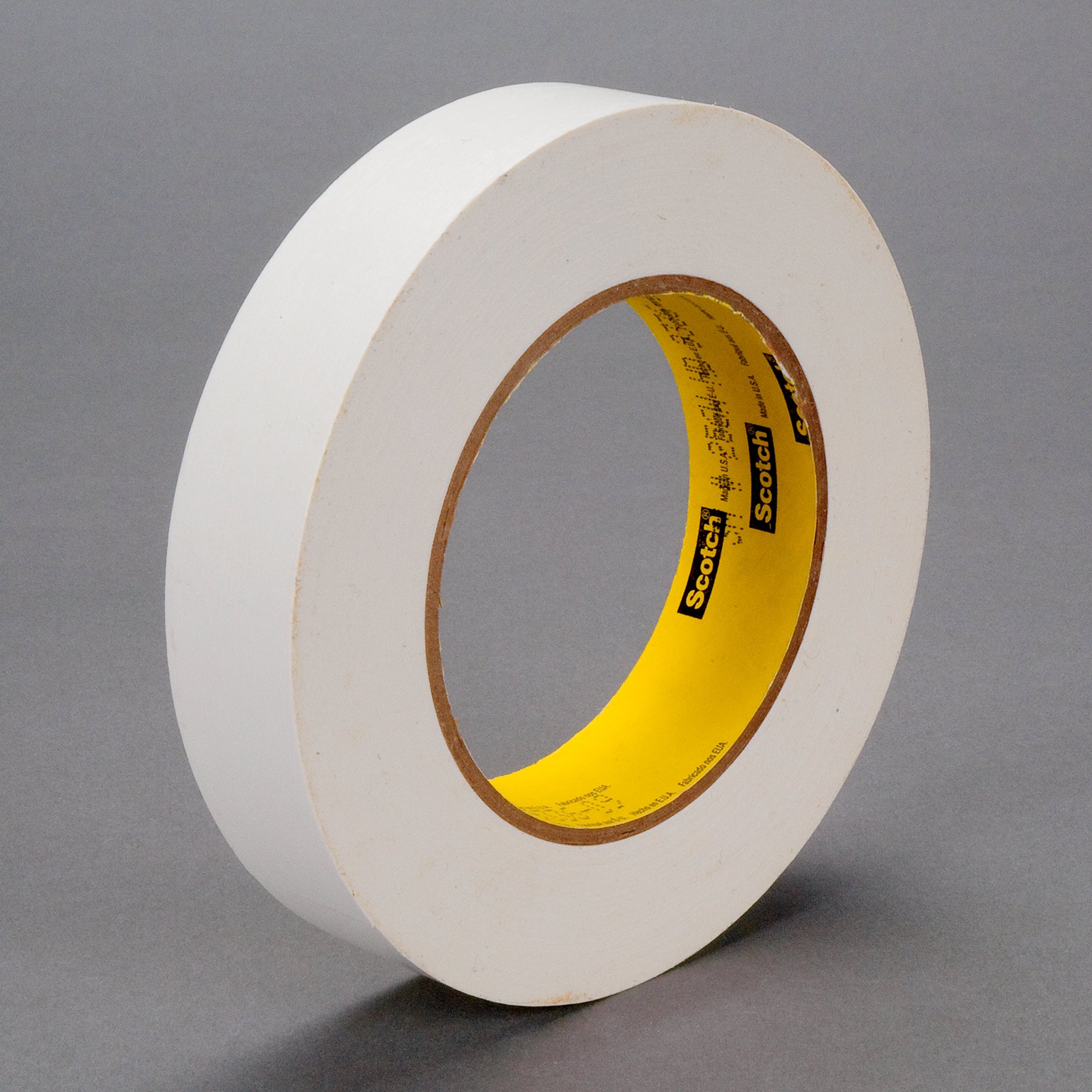 Scotch 95122 Printable Flatback Tape - 3/4 Inch x 180 Yards, 6.7 Mil Thick, 256 Rolls - White Flatback Paper Labeling Tape for Shipping, Packaging & Office Organization