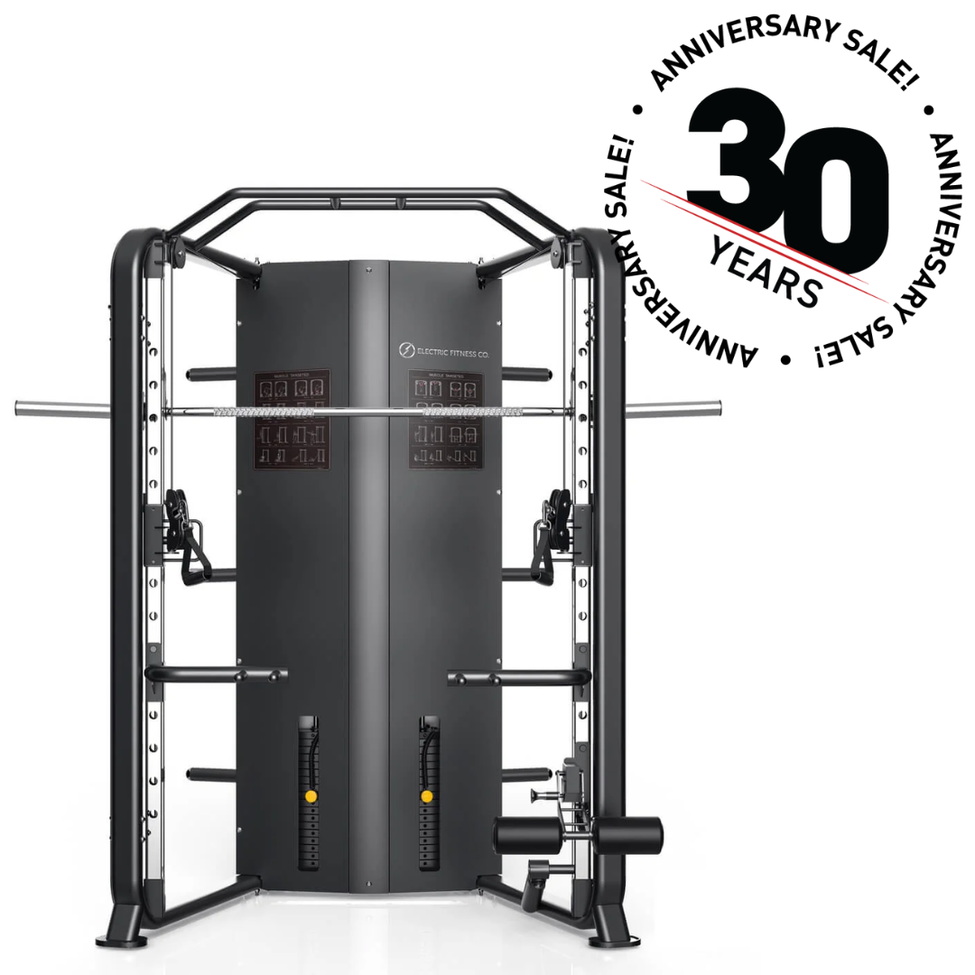 EFC Functional Smith Machine & Dual Cable Crossover - Premium Home Gym Equipment for Strength Training & Full-Body Workouts | Perfect for Home Gyms, Personal Training Studios & Fitness Centers