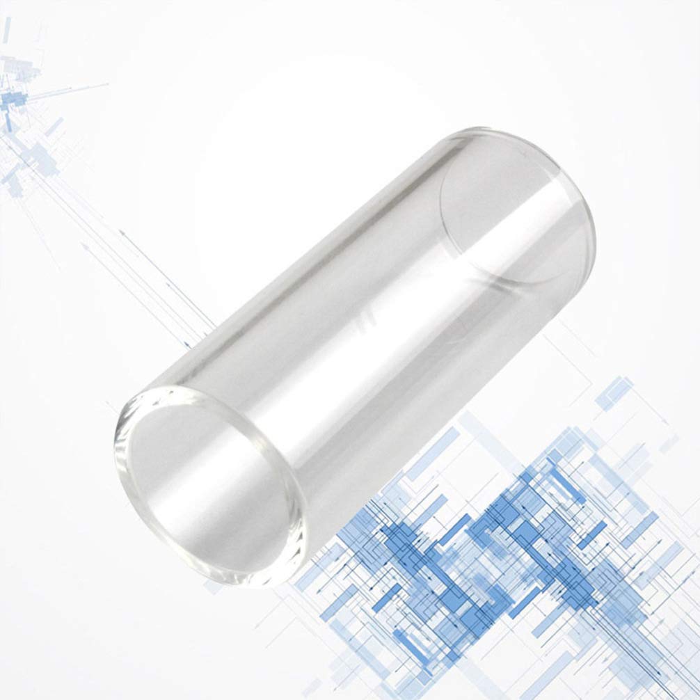 Healifty Brass & Glass Guitar Slide - Standard Lap Slide, Bottleneck & Hawaiian Style - Premium Metal Guitar Accessories for Blues, Rock & Country Music - Perfect for Live Performances & Studio Recording