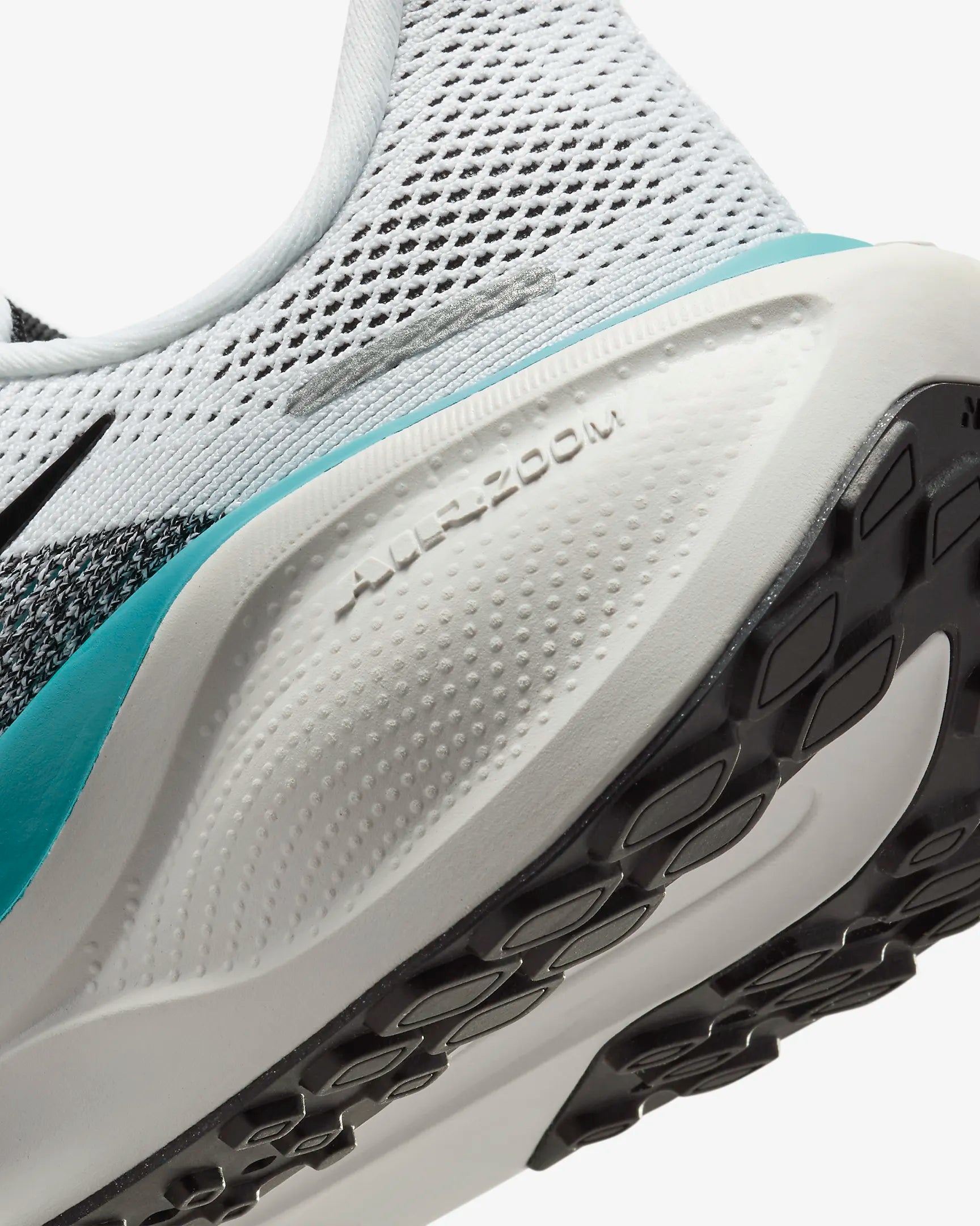 Nike Kids Air Zoom Pegasus 41 Running Shoes - White/Black/Dusty Cactus/Glacier Blue - Lightweight & Breathable for Boys & Girls - Perfect for School, Sports & Daily Activities
