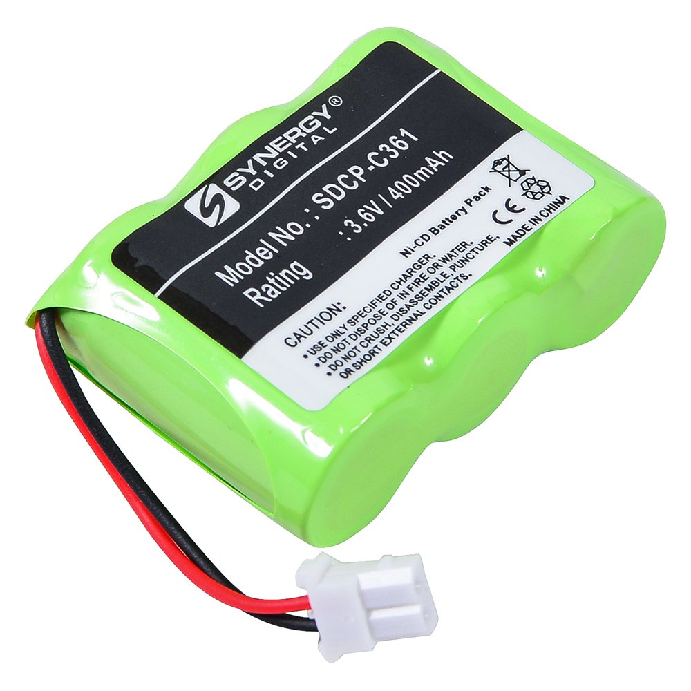 Synergy Digital Cordless Phone Battery - 3.6V 400mAh Ni-CD Replacement Battery for CP489 & CP492 Models | Long-Lasting Power for Home & Office Cordless Phones