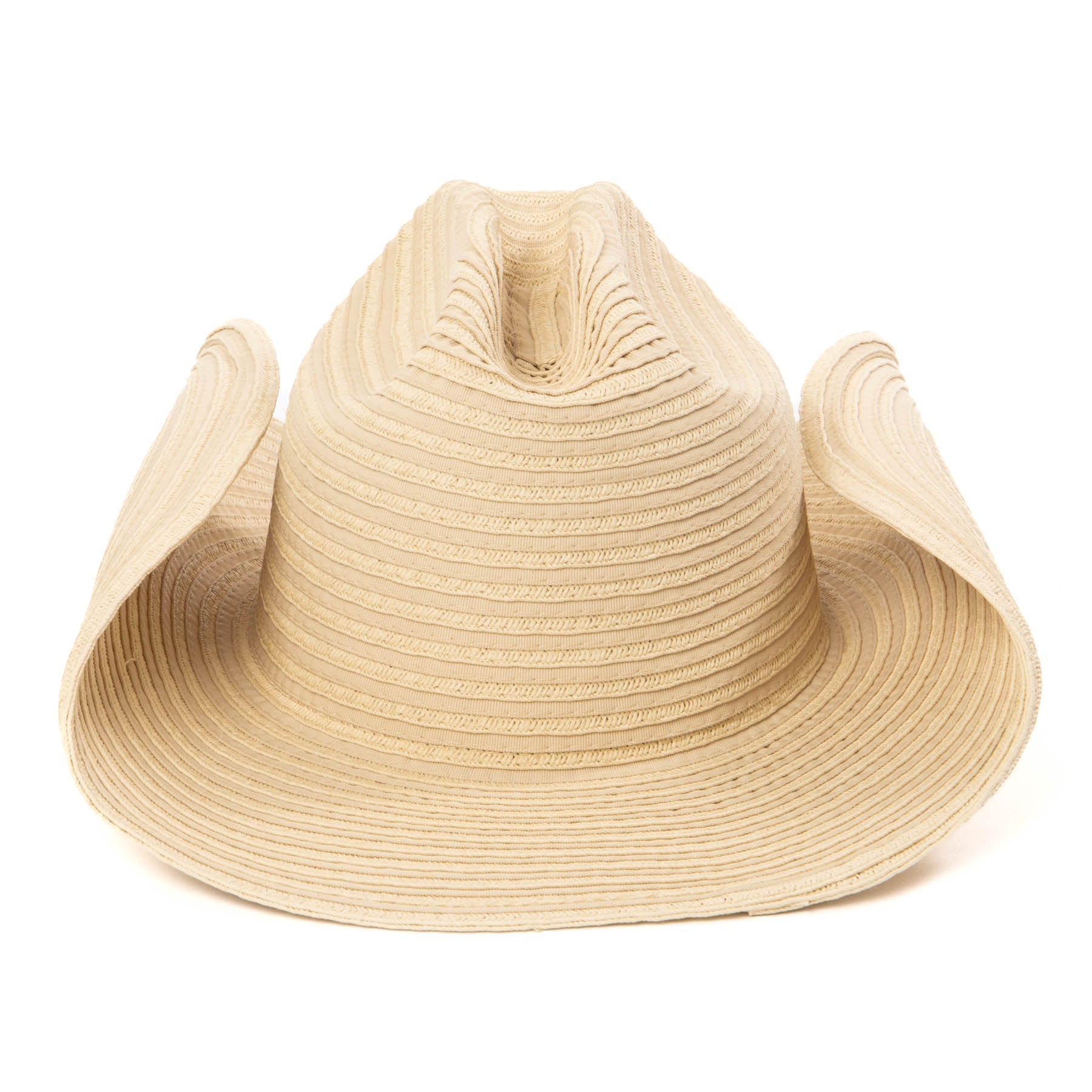 Luz Cattleman's Crease Cowboy Hat with Rolled Wire Brim - Western Style Hat for Men & Women - Perfect for Rodeo, Country Music Festivals & Outdoor Adventures