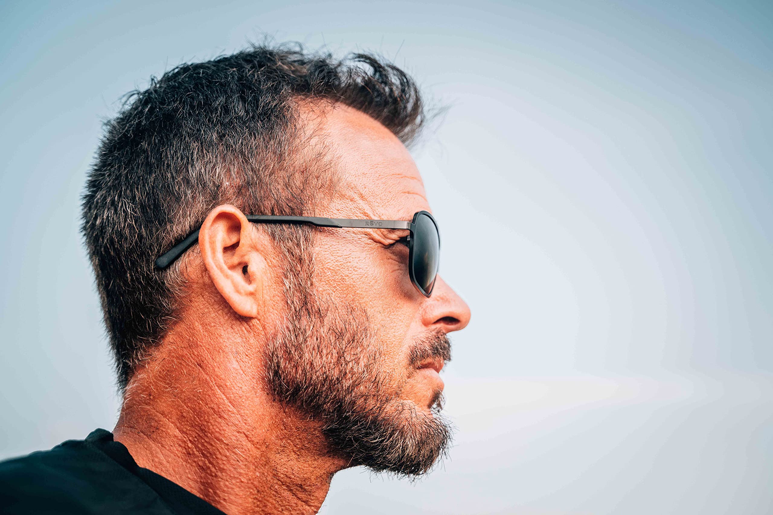 Revo Horizon Polarized Sunglasses - Titanium Navigator Frame for Men & Women - UV Protection, Anti-Glare for Driving, Running, Outdoor Sports