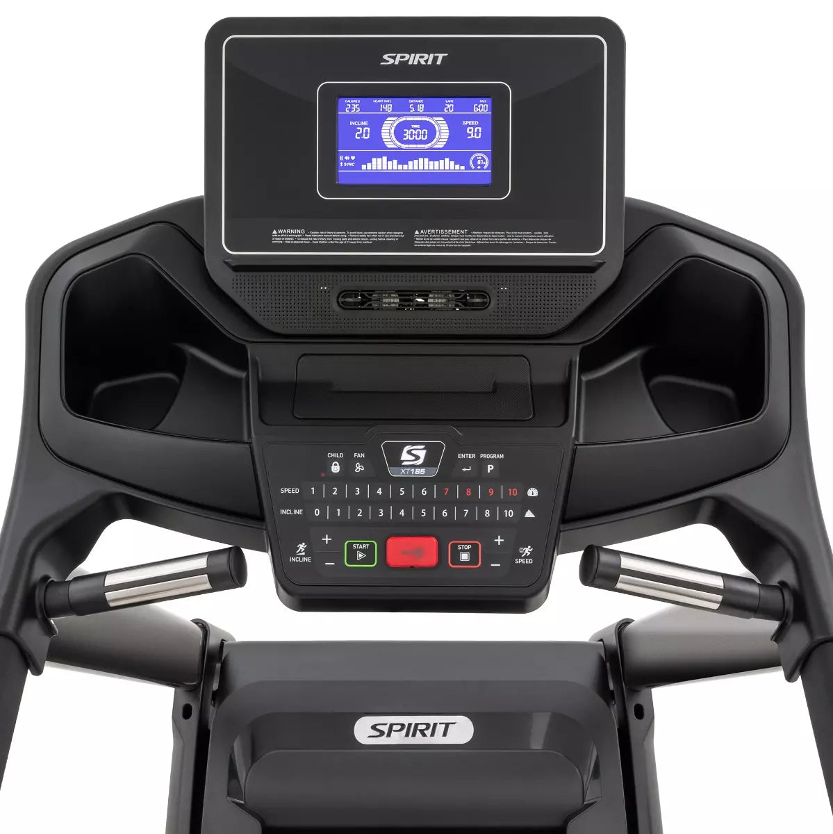Spirit XT185 Treadmill - Premium Home Fitness Equipment for Running & Walking | Compact Design with Powerful Motor | Perfect for Home Gym, Cardio Workouts & Weight Loss
