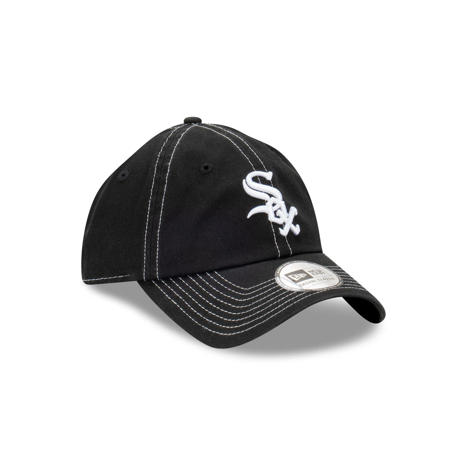 New Era Chicago White Sox Black 59FIFTY Fitted Cap - Official MLB Baseball Hat for Men & Women - Perfect for Games, Sports & Streetwear Fashion