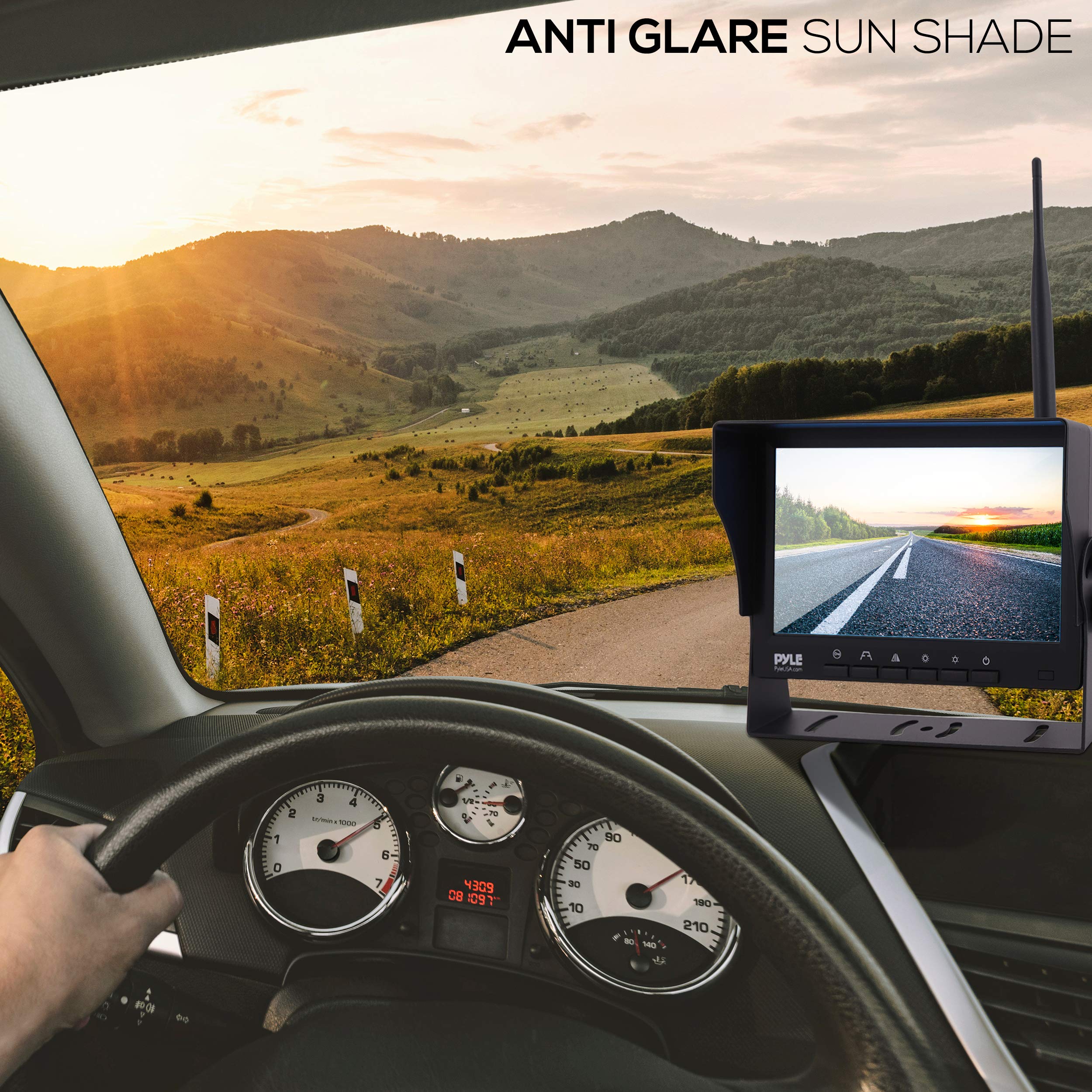Pyle Wireless Backup Camera and Monitor Kit - 7