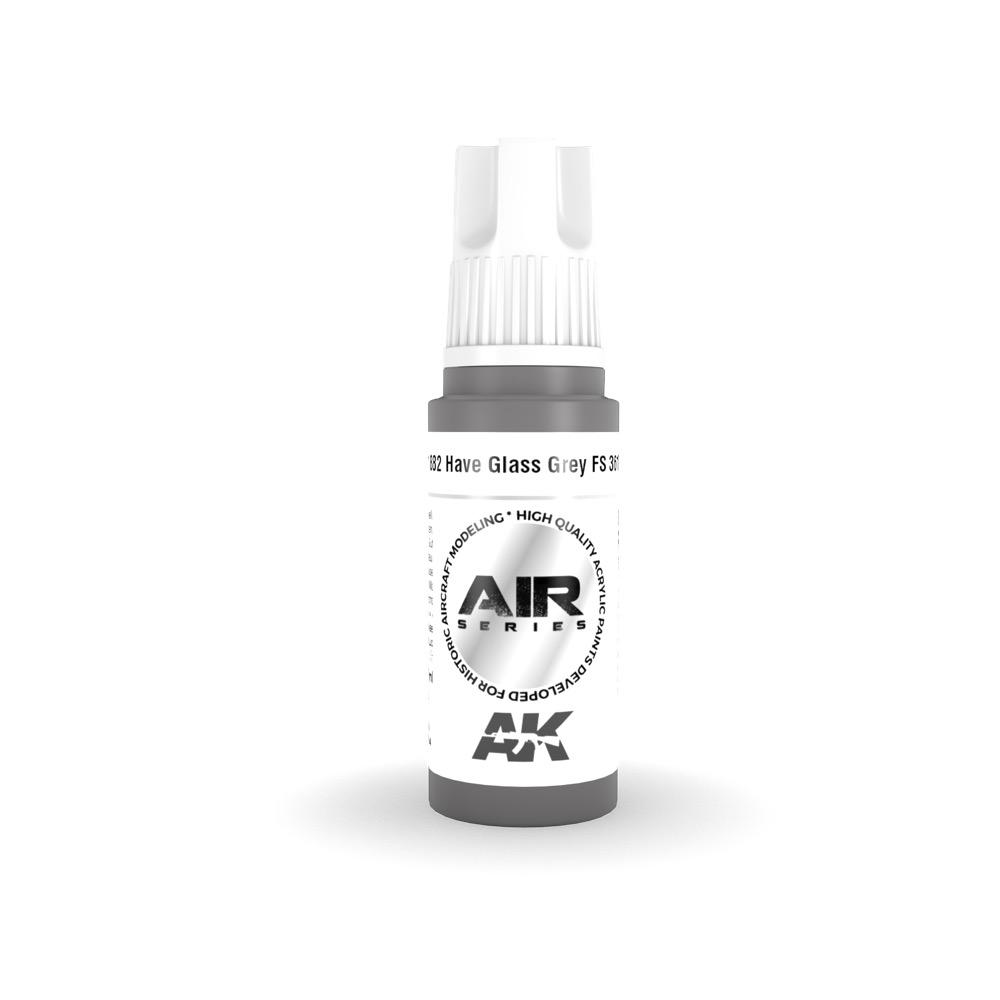 AK Interactive AK11882 Air Series Have Glass Grey FS 36170 Acrylic Paint - 17ml Bottle for Scale Models & Military Miniatures - Perfect for Aircraft, Tanks & Diorama Painting