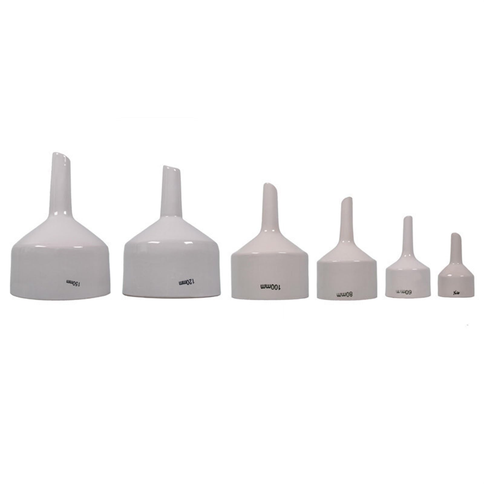Premium Laboratory Buchner Ceramic Funnel - 60mm/80mm/100mm/120mm/150mm (120mm Size) for Chemical Filtration & Vacuum Experiments - Ideal for Chemistry Labs & Scientific Research