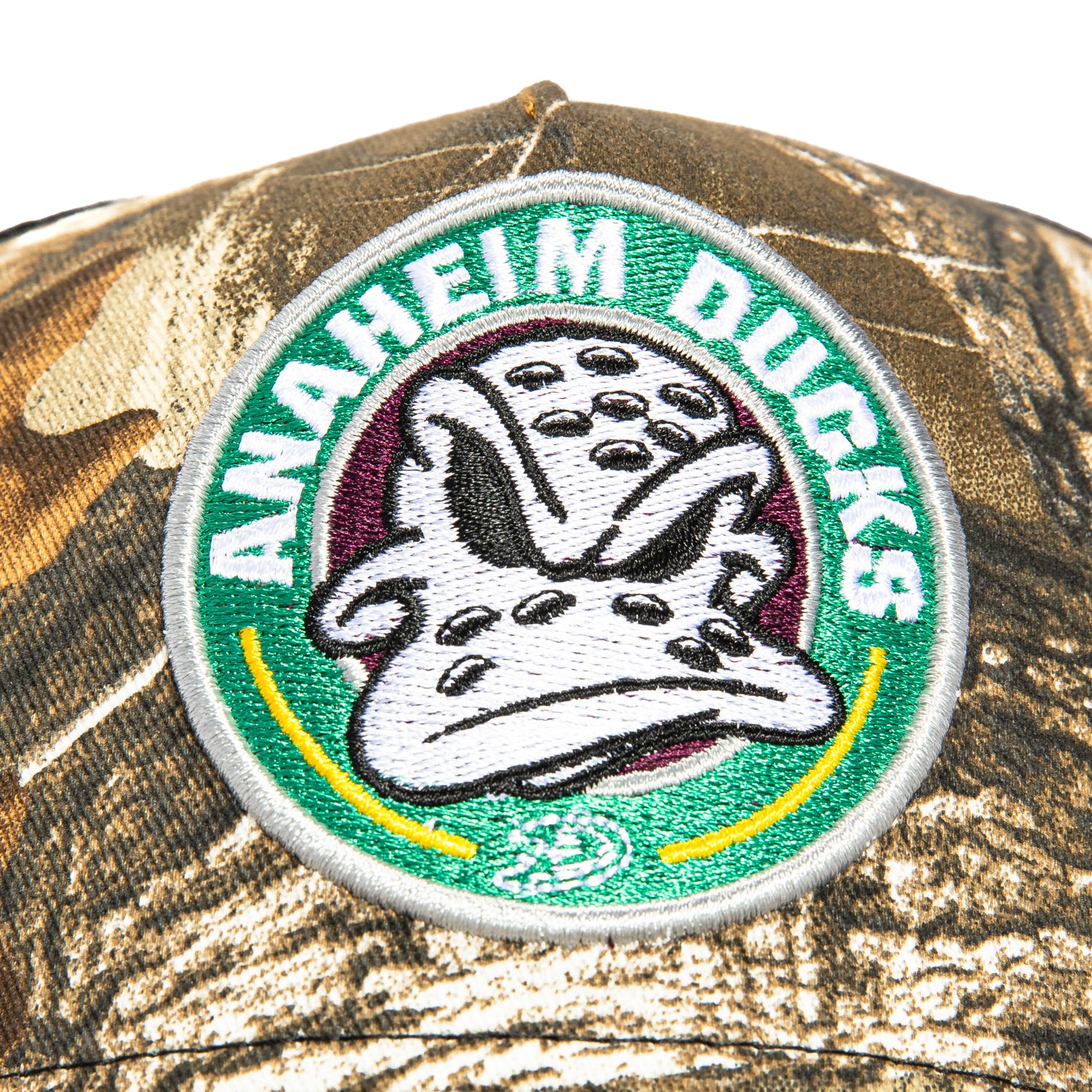 New Era 9Forty A-Frame Anaheim Ducks Snapback Trucker Hat - Realtree Camo & Black | Adjustable Baseball Cap for Men & Women | Perfect for Sports Fans, Outdoor Activities & Casual Wear
