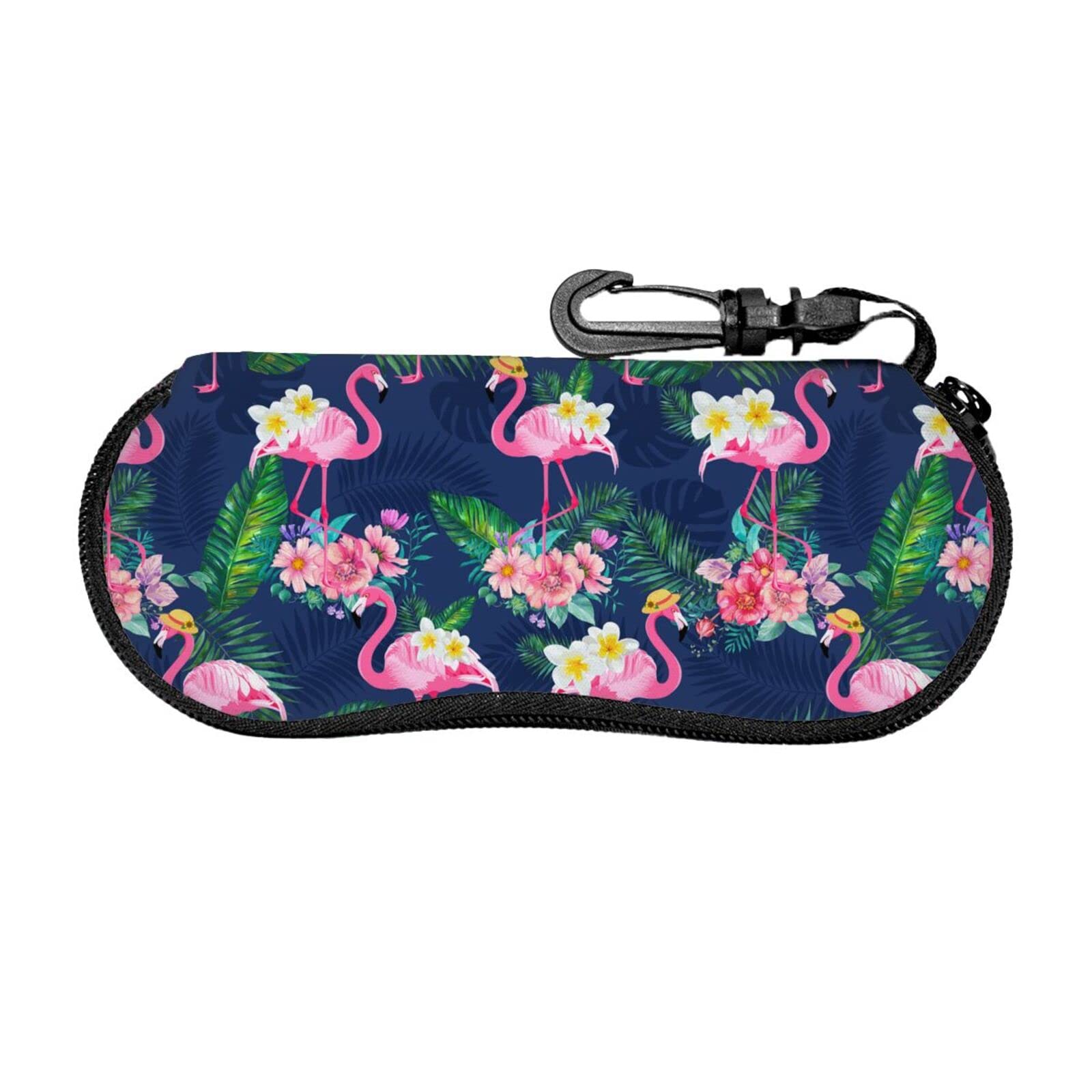 Portable Eyeglass Case - Soft Neoprene Zipper Sunglasses Pouch for Travel & Daily Use - Lightweight Glasses Storage Box for Men & Women - Perfect for Office, Commuting, and Outdoor Activities