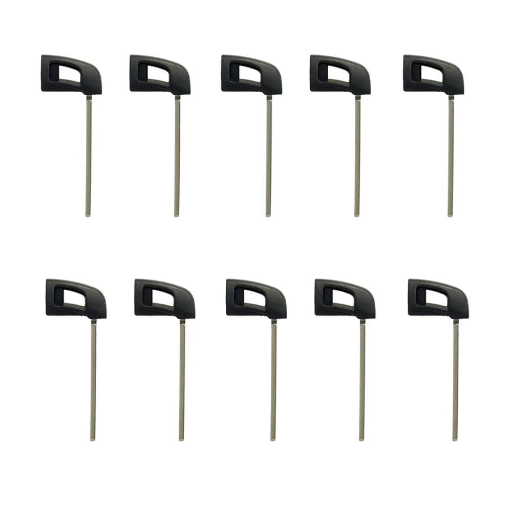 AKS Keys 10-Pack Uncut Smart Prox Emergency Blade Insert Key for Toyota - Compatible with Camry, Corolla, RAV4 - Perfect for Locksmiths, Car Dealers & Emergency Vehicle Access