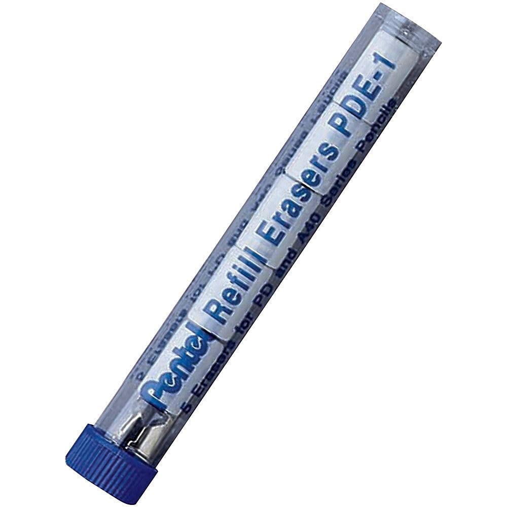 Pentel Eraser Refills for AL/AX/PD Pencils - 60 Pack for School & Office