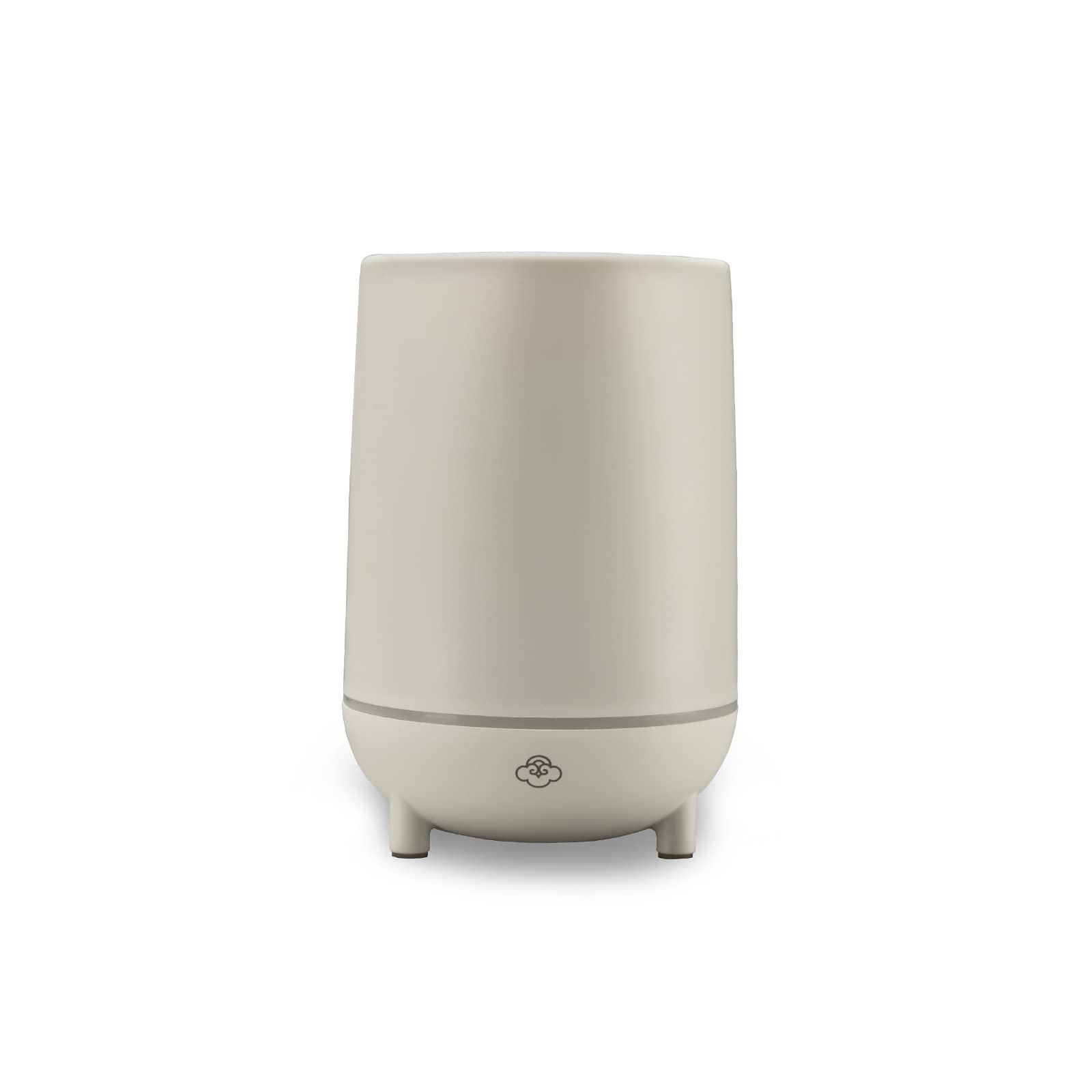 Serene House Ultrasonic Aromatherapy Essential Oil Diffuser with Calming Rain Mist & Warm White Light - 100ml Grey, Auto Shut-Off, Unbreakable Design for Home Spa, Yoga, Meditation & Bedroom Relaxation
