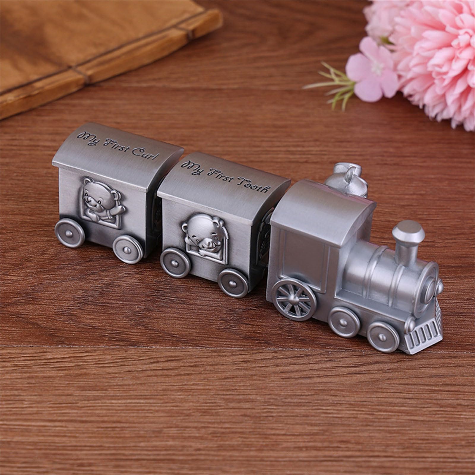 MinnowXY Retro Baby Keepsake Box - Metal Fetal Hair & First Tooth Storage for Boys & Girls - Perfect for Preserving Precious Baby Memories