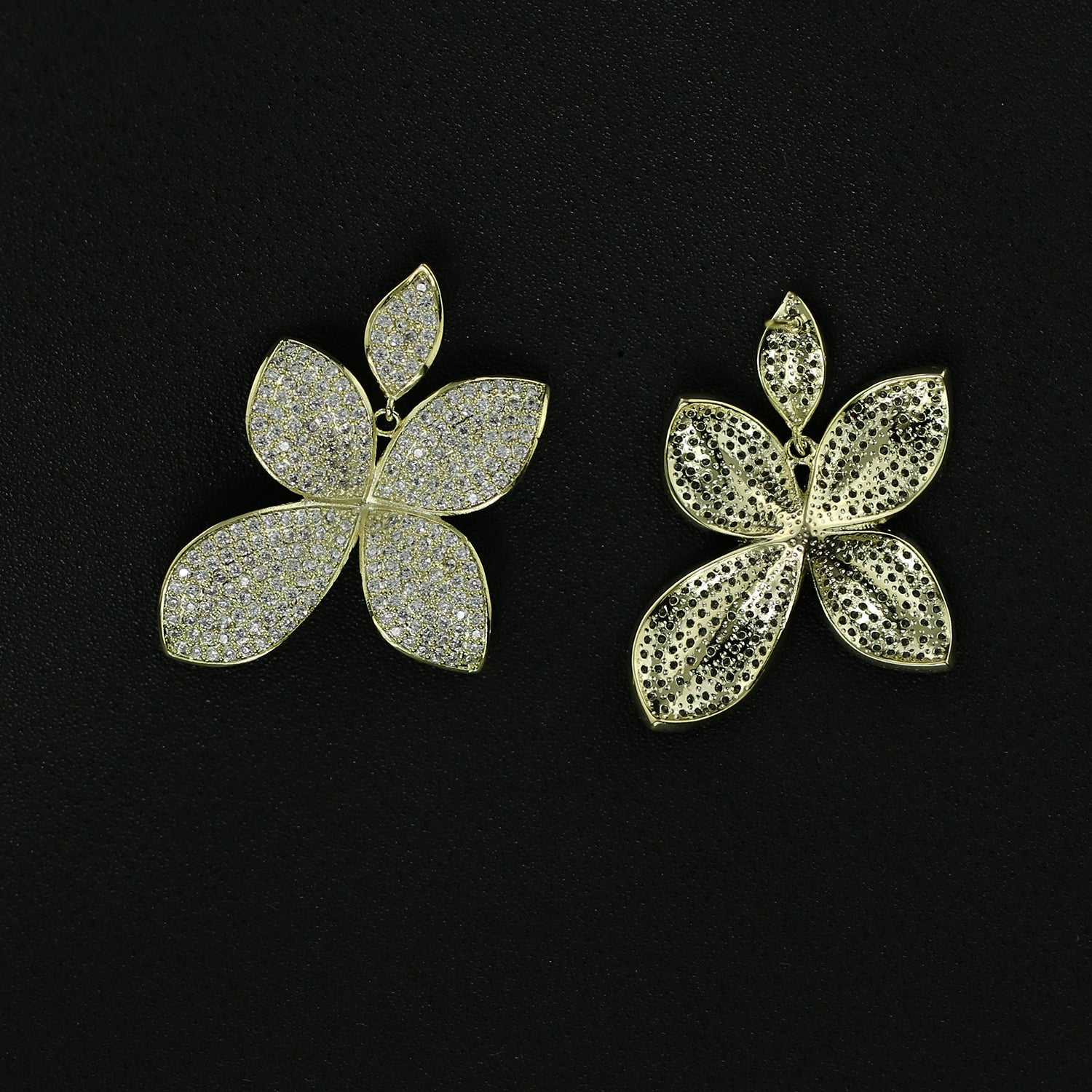 Elegant Cubic Zirconia Dangle Earrings for Women - CE10770 | Perfect for Parties, Weddings & Evening Events