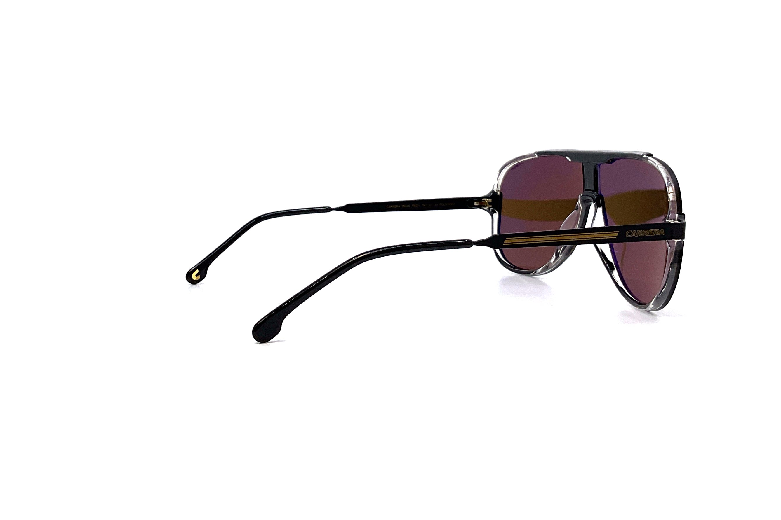 Carrera 1059/S Sunglasses - Black Aviator Style for Men & Women - UV Protection, Polarized Lenses - Perfect for Driving, Outdoor Sports & Fashion