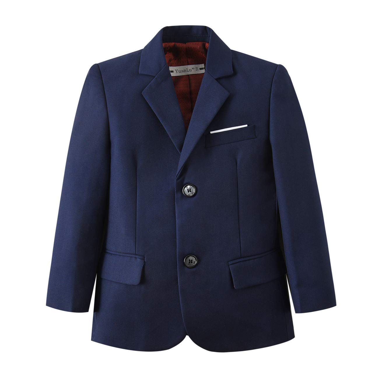 YuanLu Boys Suit Jacket - Slim Fit Formal Dress Coat for Kids | Perfect for Weddings, School Events & Special Occasions