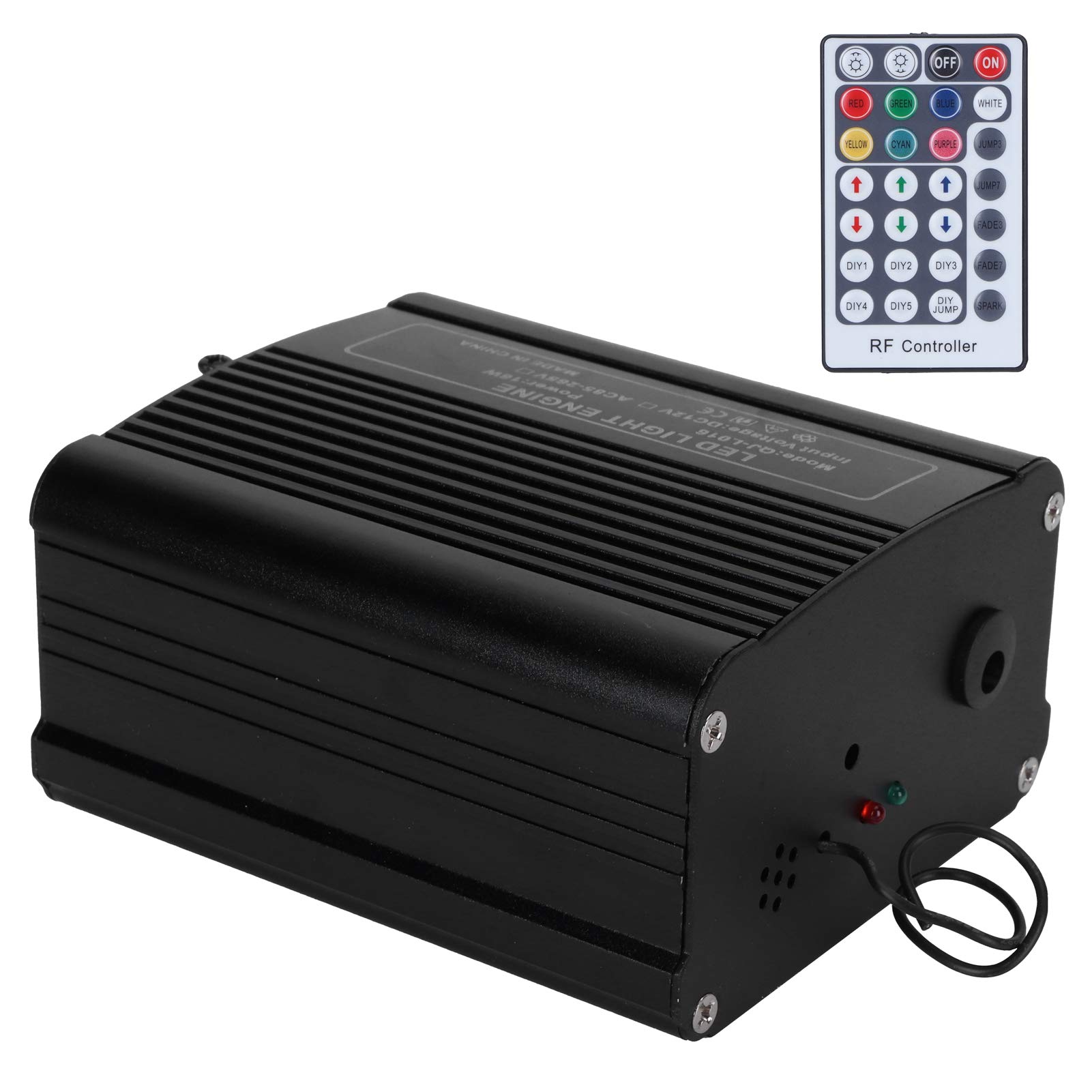 RGBW LED Light Driver - 17 Color Dimmable Light Engine with 28-Key Remote Control for Cars, Living Rooms, Bedrooms & Home Decor Lighting