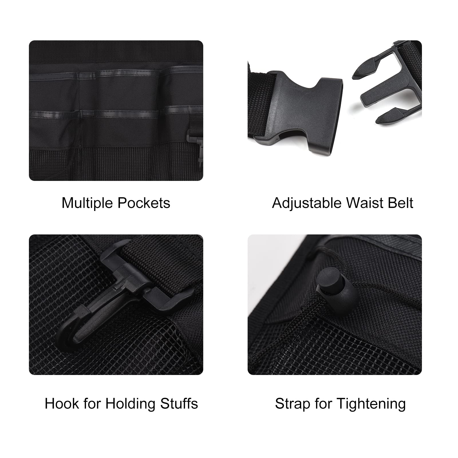 EXCLUZO Professional Salon Scissors Pouch - Barber Hairdressing Waist Bag for Stylists - Comb & Shear Holder - Perfect for Hair Salons, Barbershops & Traveling Stylists