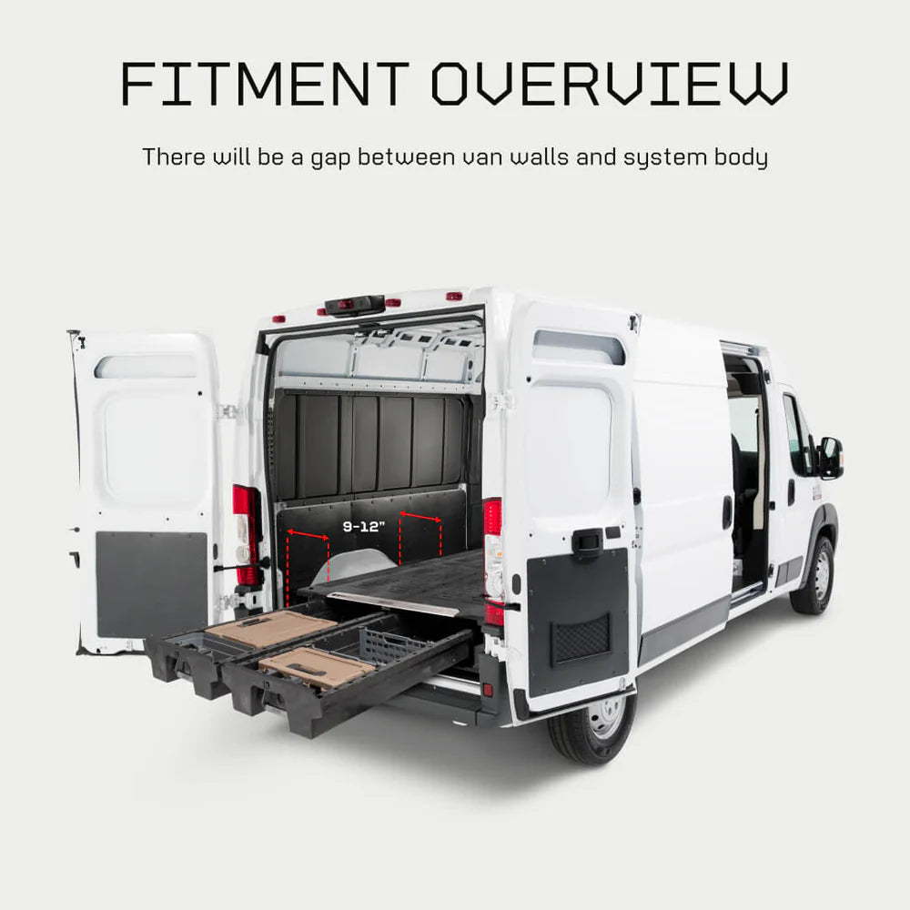2007-2020 Mercedes Benz Sprinter Cargo Van Storage System - Heavy Duty Shelving & Organization for Work Trucks, Delivery Vans & Mobile Workshops