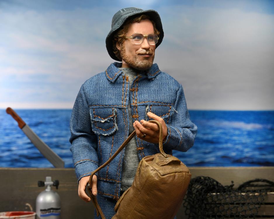NECA Matt Hooper Clothed Action Figure - Jaws Movie Collectible - Perfect for Horror Fans & Film Memorabilia Displays