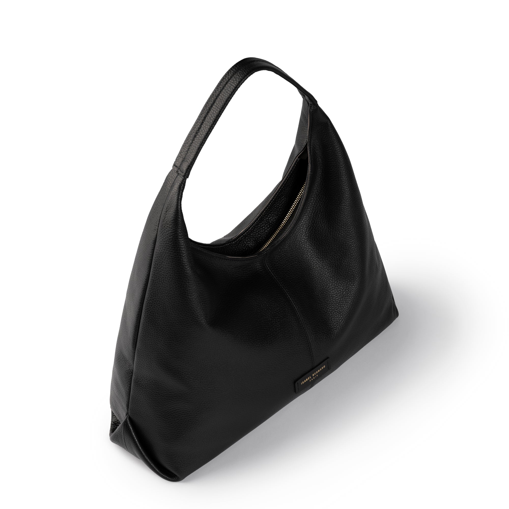 Honoré Grace Black Calfskin Leather Shoulder Bag for Women - Stylish & Durable Designer Handbag for Work, Travel & Everyday Use