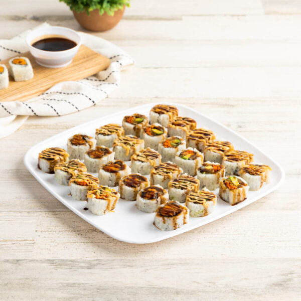 12 Inch White Square Organic Serving Tray Dish - Set of 2 Eco-Friendly Bamboo Trays for Appetizers, Desserts & Charcuterie Boards | Perfect for Parties, Weddings & Home Decor