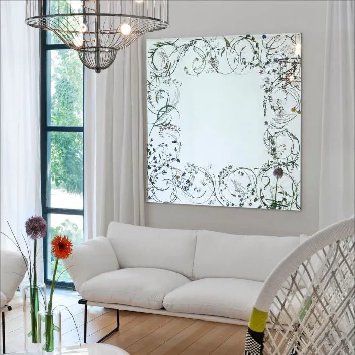 Driade Egeso Mirror - Modern Wall Mirror for Living Room, Bedroom & Bathroom - Elegant Home Decor & Functional Mirror for Vanity, Entryway & Dressing Area