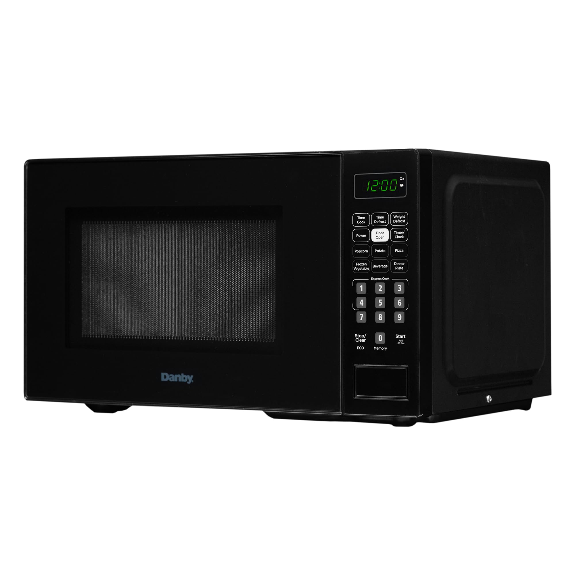 Danby DBMW0721BBB 0.7 cu. ft. Compact Countertop Microwave Oven - Black | Perfect for Small Kitchens, Dorms & Offices | Fast & Even Cooking, Space-Saving Design