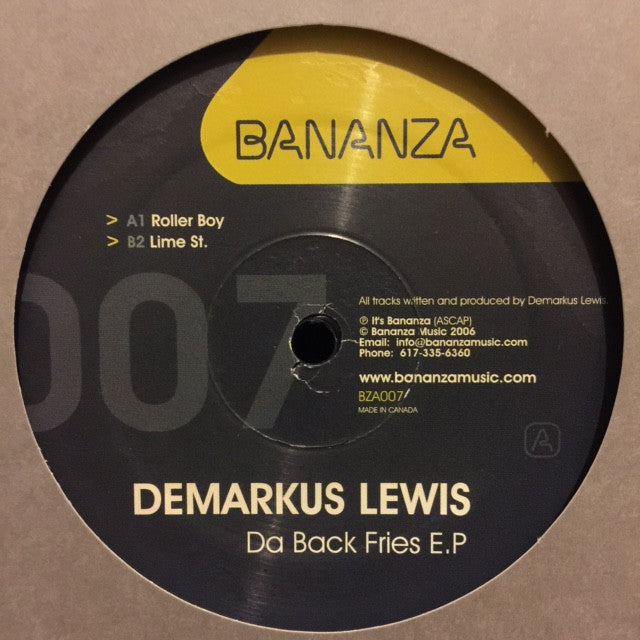 Demarkus Lewis - Da Back Fries EP 12 | EP Bananza Music BZA007 | Electronic Dance Music for Clubs & Parties