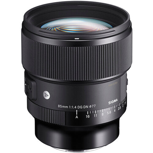 Sigma 85mm f/1.4 DG DN Art Lens for Sony E-Mount & Leica L-Mount - Premium Portrait & Low Light Photography Lens for Professional Photographers - Perfect for Weddings, Events, and Studio Portraits