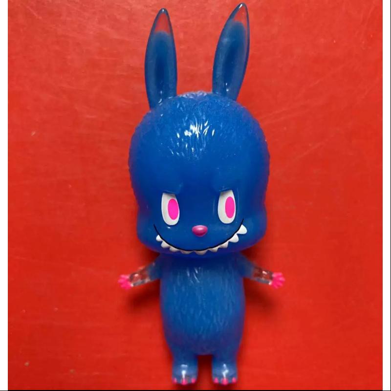 Labubu The Monsters Series 2 Blue Pink Glow in The Dark Vinyl Figure - Cute Collectible Toy for Home Decor, Office Display & Gift for Anime Fans